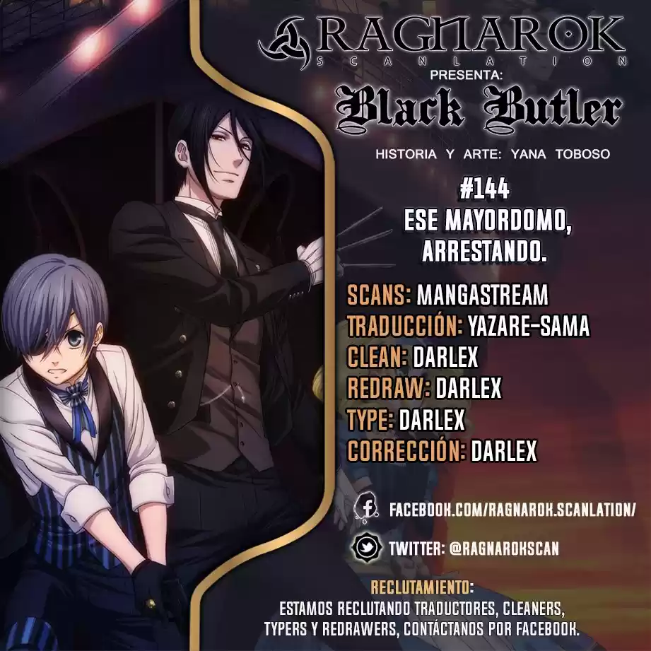 Black Butler (2006) - Capítulo 144 - Página 1 - LectorTMOo
