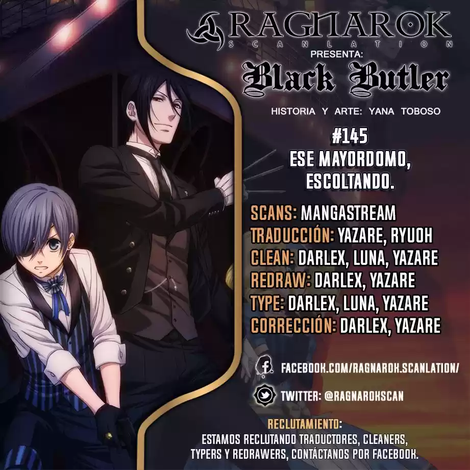 Black Butler (2006) - Capítulo 145 - Página 1 - LectorTMOo