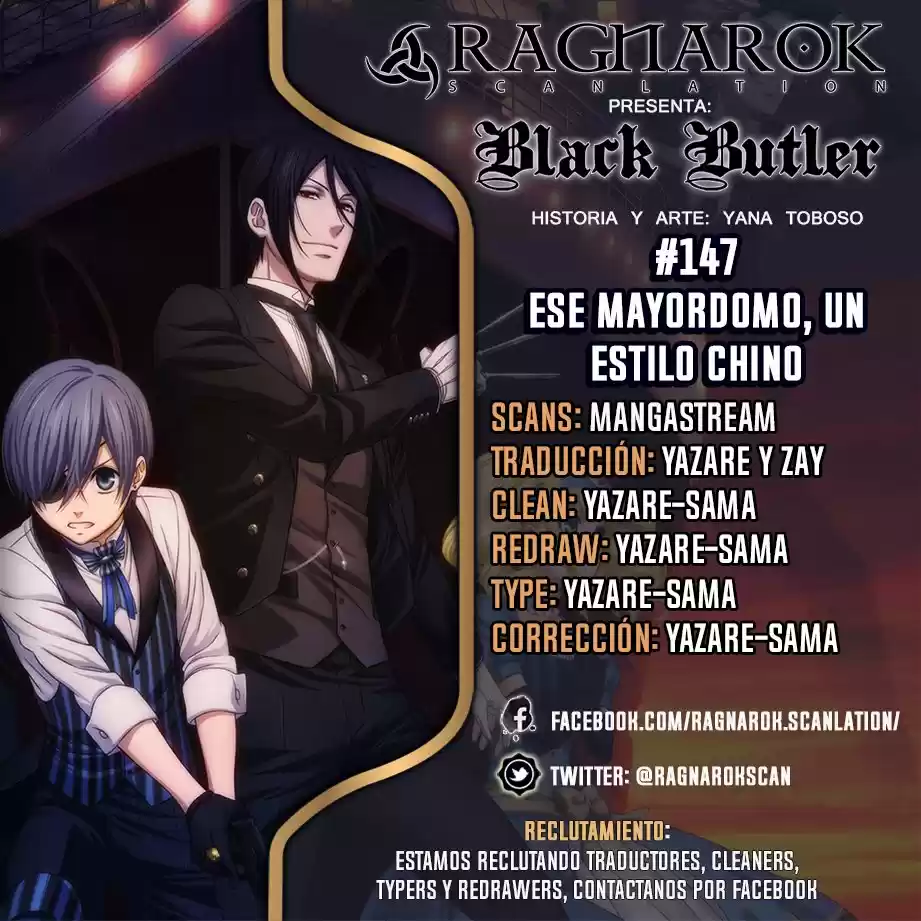 Black Butler (2006) - Capítulo 147 - Página 1 - LectorTMOo