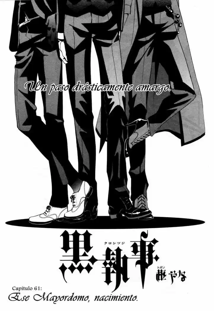 Black Butler (2006) - Capítulo 61 - Página 3 - LectorTMOo
