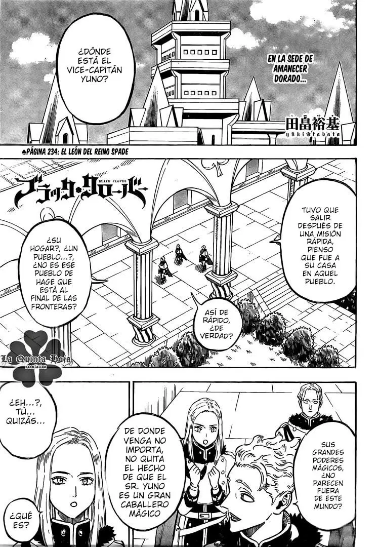 Black Clover (2015) - Capítulo 234 - Página 1 - LectorTMOo