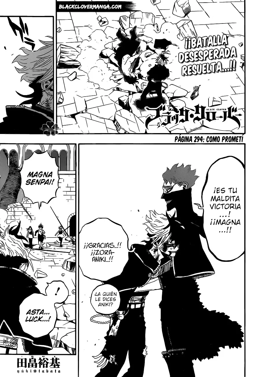 Black Clover (2015) - Capítulo 294 - Página 1 - LectorTMOo