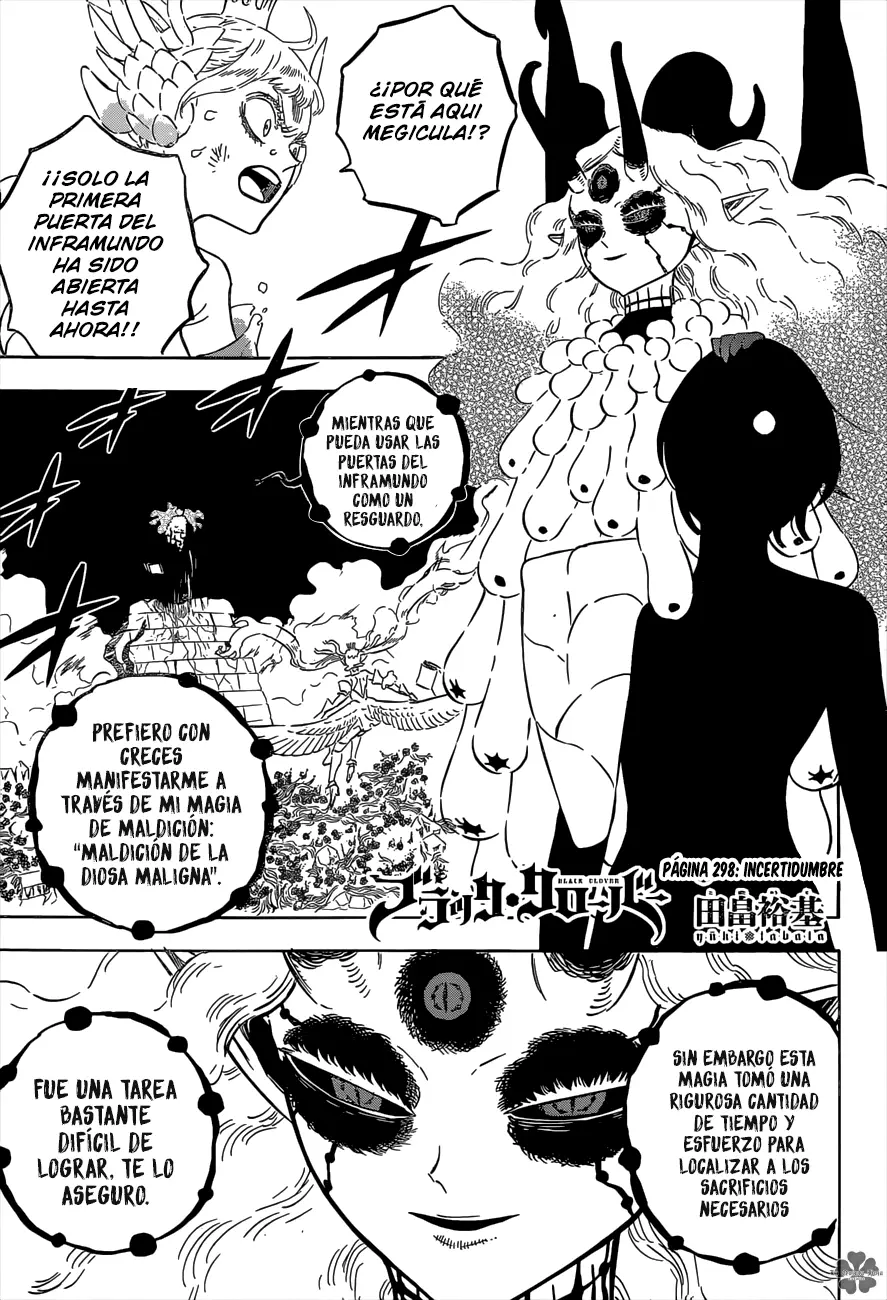 Black Clover (2015) - Capítulo 298 - Página 1 - LectorTMOo