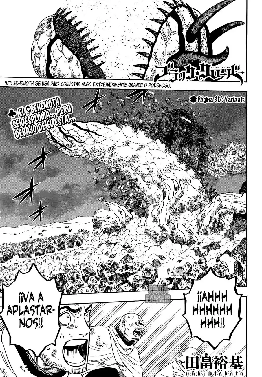 Black Clover (2015) - Capítulo 317 - Página 2 - LectorTMOo
