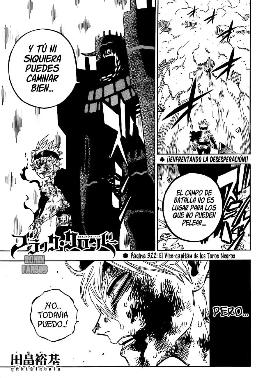 Black Clover (2015) - Capítulo 322 - Página 1 - LectorTMOo