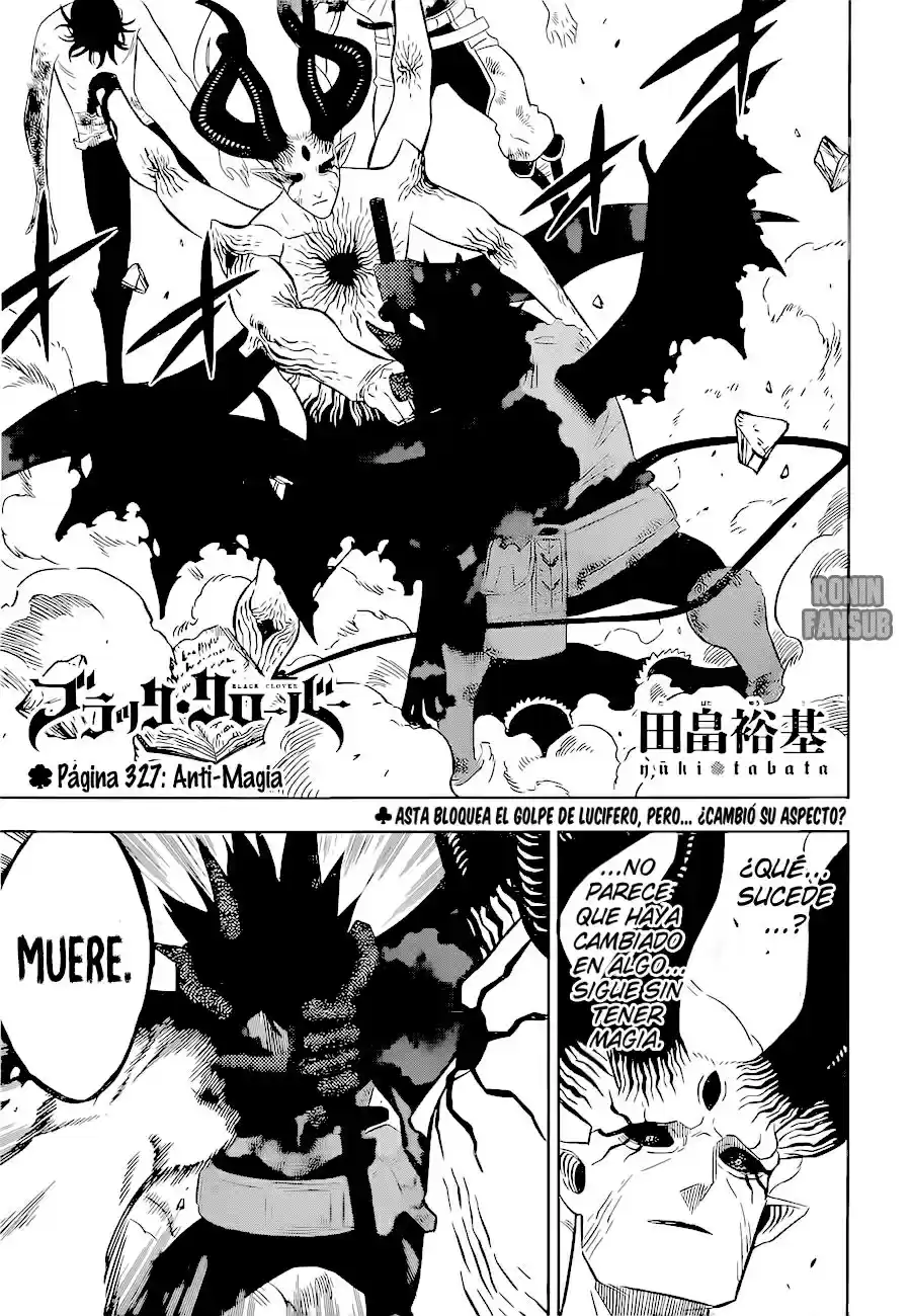 Black Clover (2015) - Capítulo 327 - Página 1 - LectorTMOo