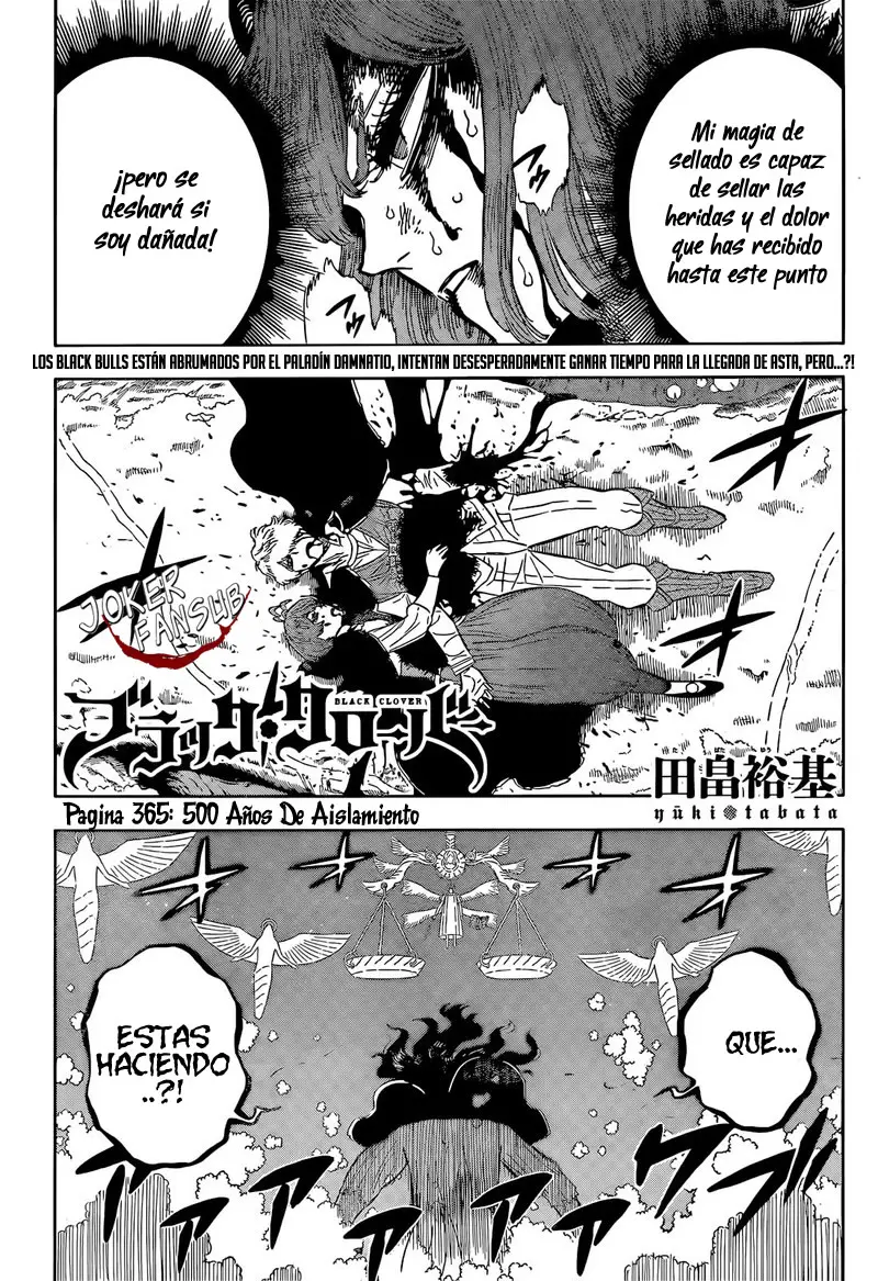 Black Clover (2015) - Capítulo 365 - Página 1 - LectorTMOo