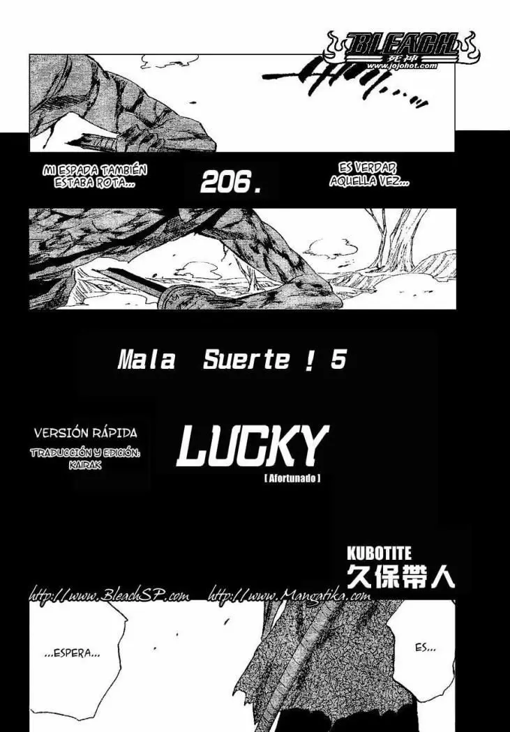 Bleach (2001) - Capítulo 206 - Página 6 - LectorTMOo
