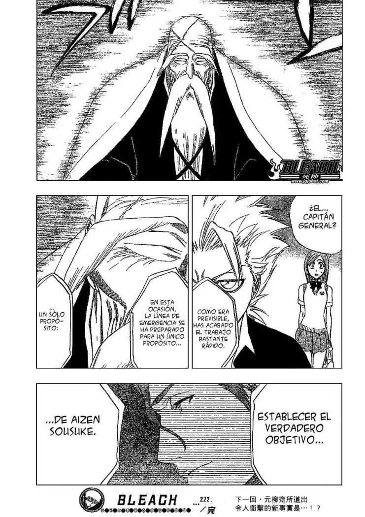 Bleach (2001) - Capítulo 222 - Página 19 - LectorTMOo