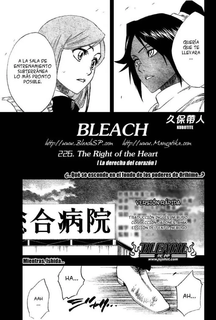 Bleach (2001) - Capítulo 226 - Página 5 - LectorTMOo