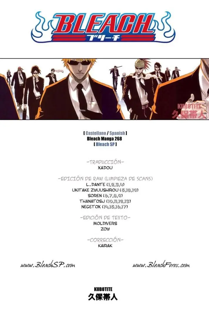 Bleach (2001) - Capítulo 268 - Página 1 - LectorTMOo