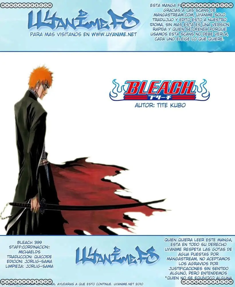 Bleach (2001) - Capítulo 399 - Página 1 - LectorTMOo