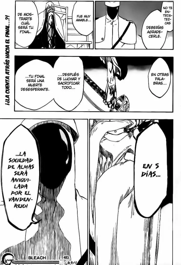 Bleach (2001) - Capítulo 483 - Página 19 - LectorTMOo