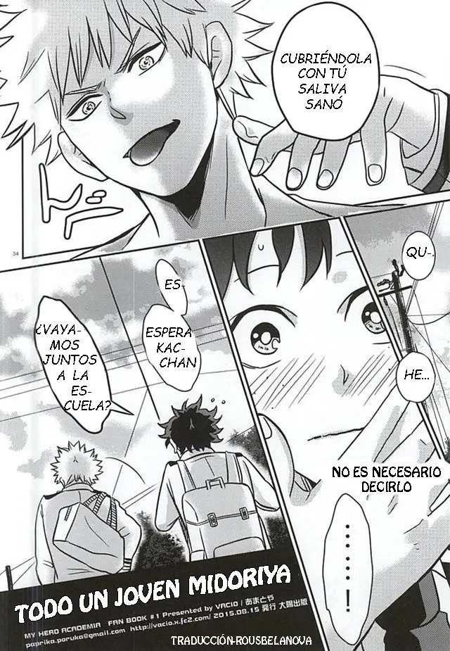 Boku no Hero Academia doujines parejas (2014) - Capítulo 14 - Página 33 - LectorTMOo