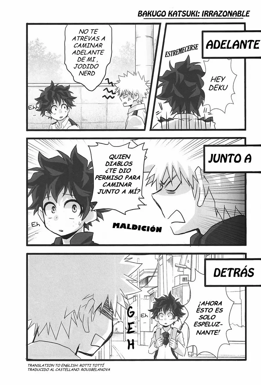 Boku no Hero Academia doujines parejas (2014) - Capítulo 2 - Página 3 - LectorTMOo
