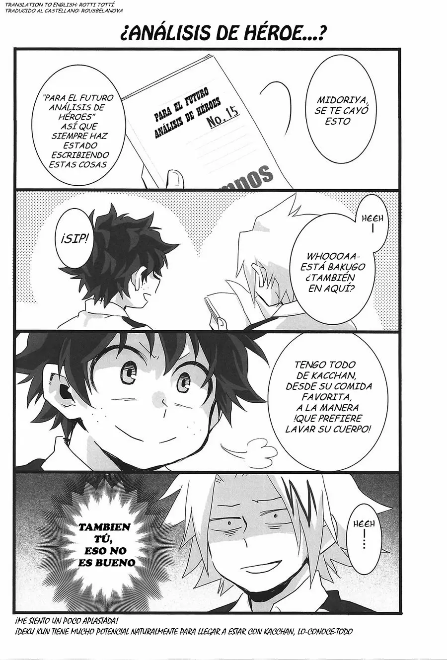 Boku no Hero Academia doujines parejas (2014) - Capítulo 2 - Página 11 - LectorTMOo