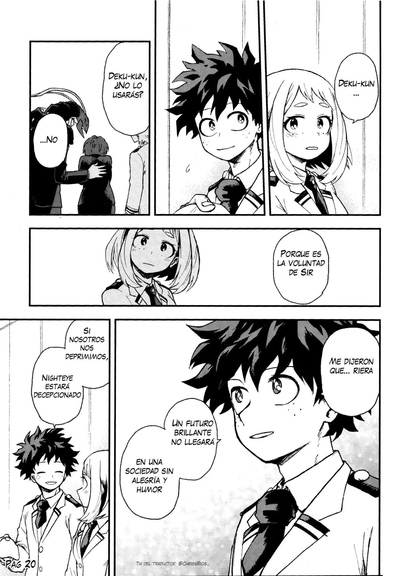 Boku no hero academia- Para aquellas que contienen sus lágrimas (2019) - Capítulo 1 - Página 23 - LectorTMOo