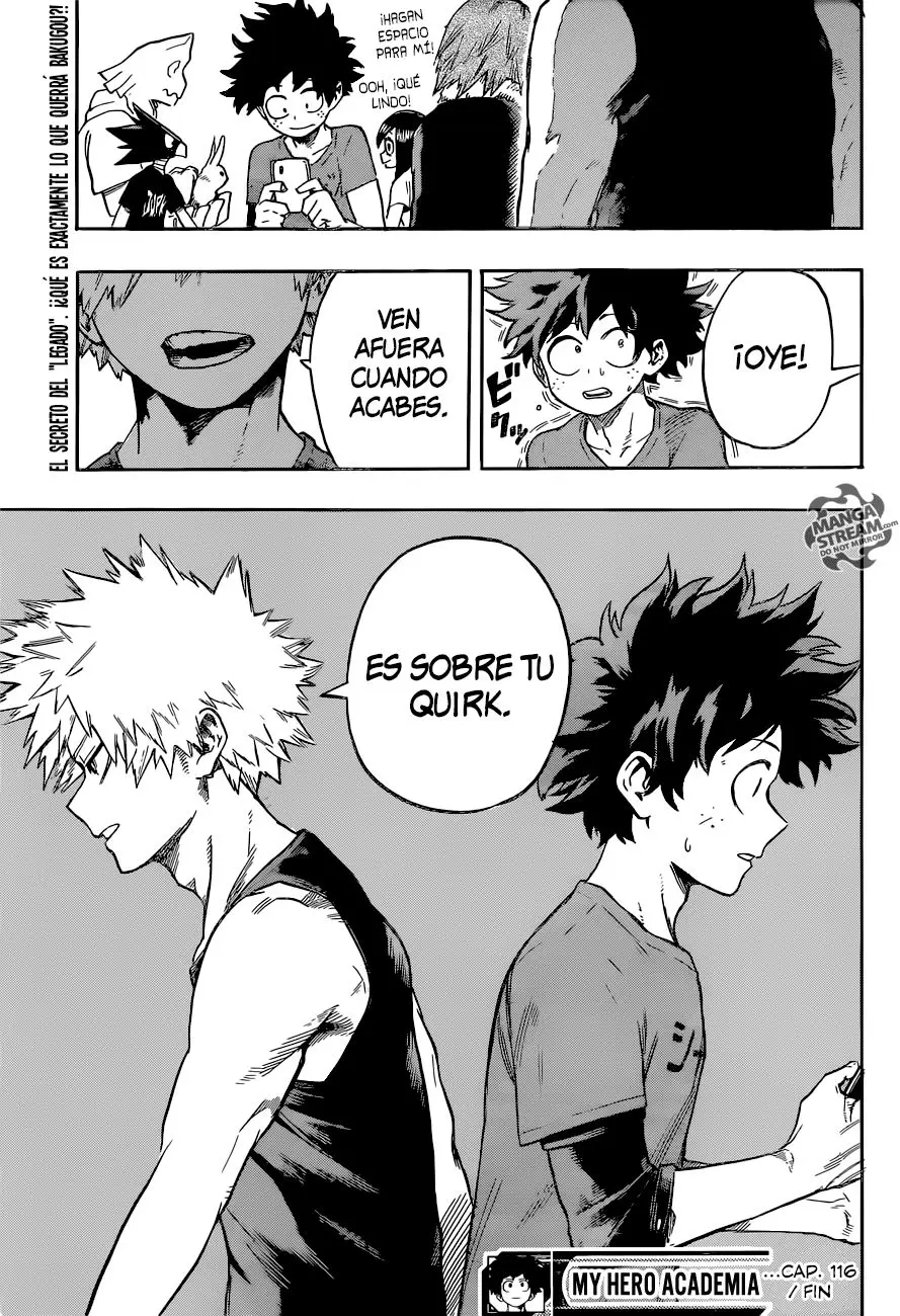 Boku no Hero Academia (2014) - Capítulo 116 - Página 18 - LectorTMOo