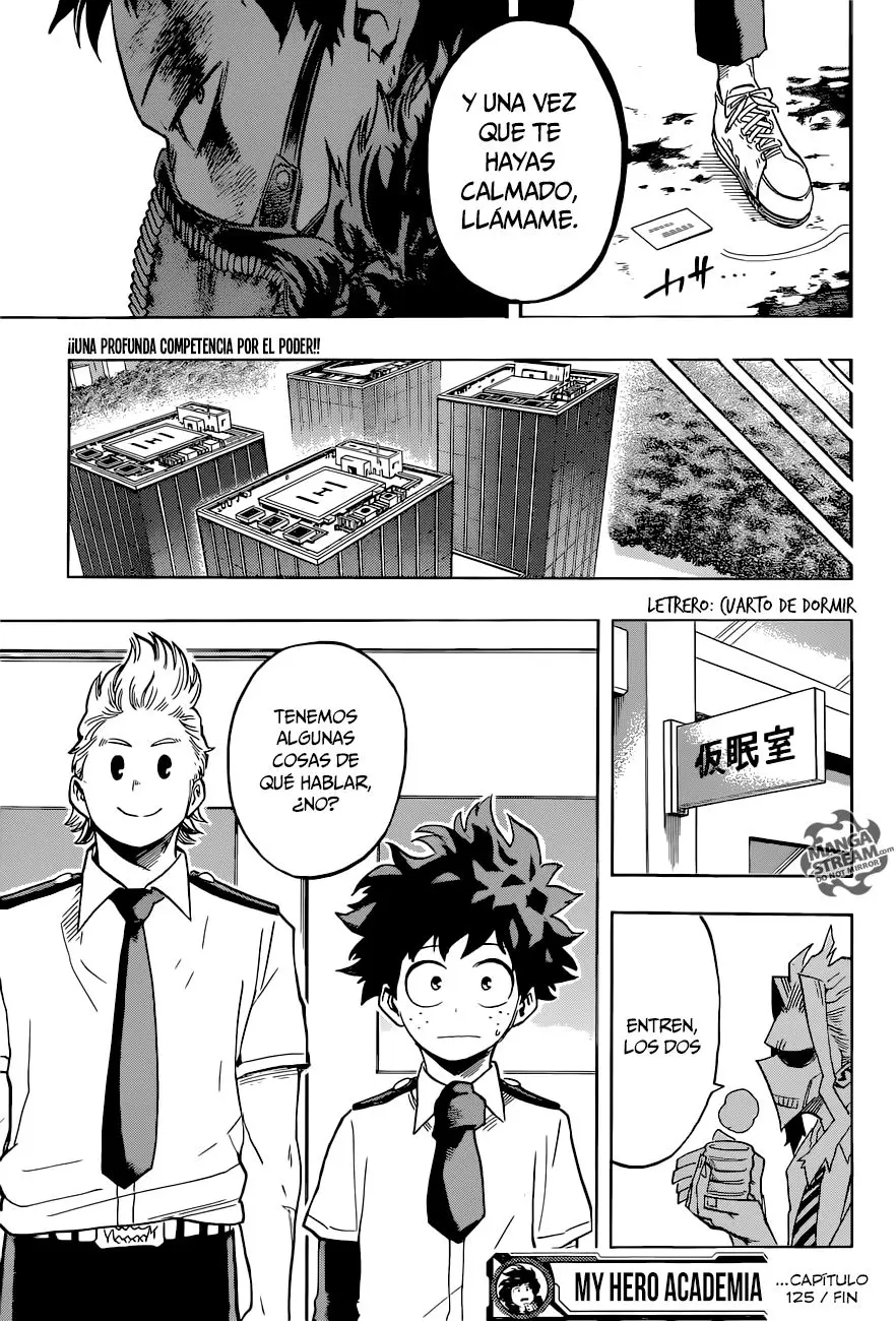 Boku no Hero Academia (2014) - Capítulo 125 - Página 19 - LectorTMOo