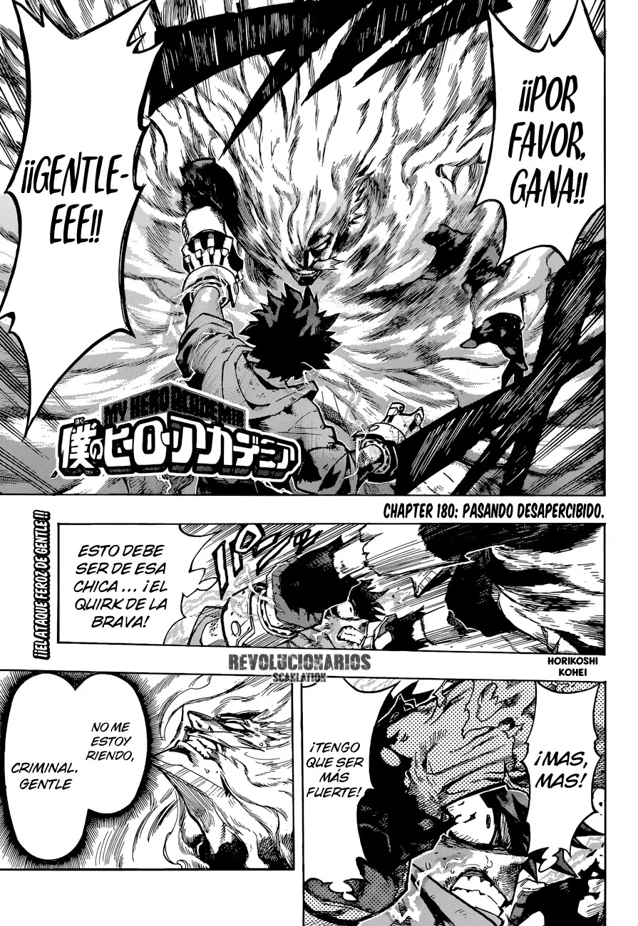 Boku no Hero Academia (2014) - Capítulo 180 - Página 2 - LectorTMOo