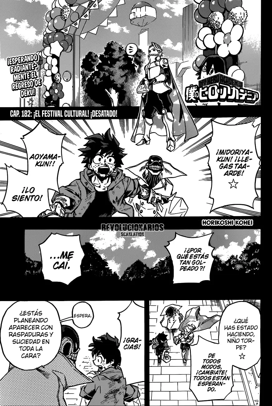 Boku no Hero Academia (2014) - Capítulo 182 - Página 2 - LectorTMOo