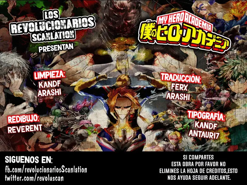 Boku no Hero Academia (2014) - Capítulo 185 - Página 1 - LectorTMOo