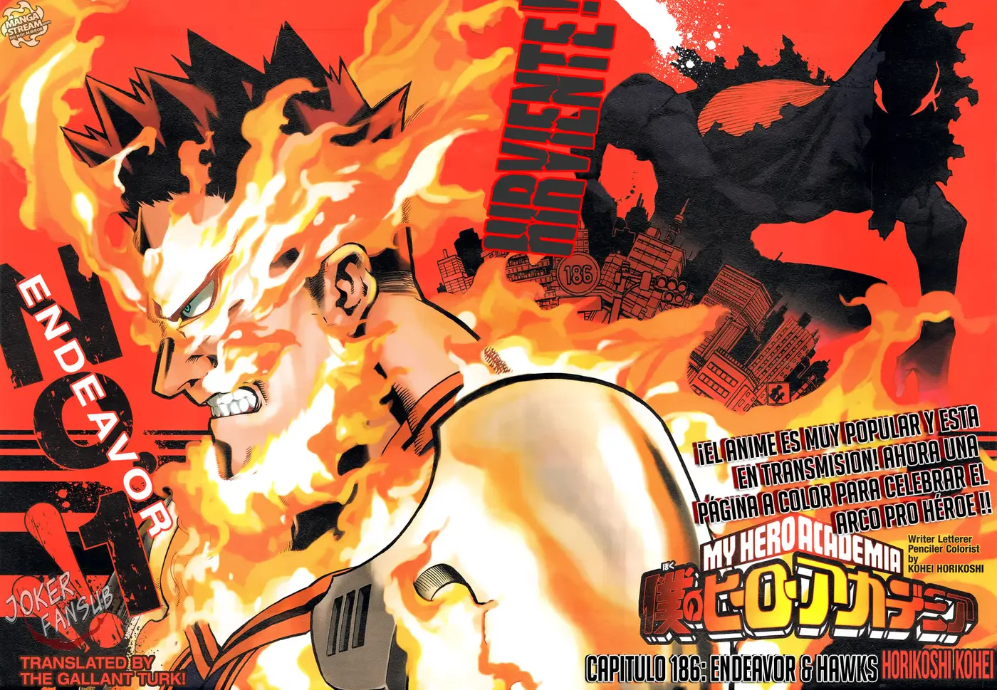 Boku no Hero Academia (2014) - Capítulo 186 - Página 1 - LectorTMOo