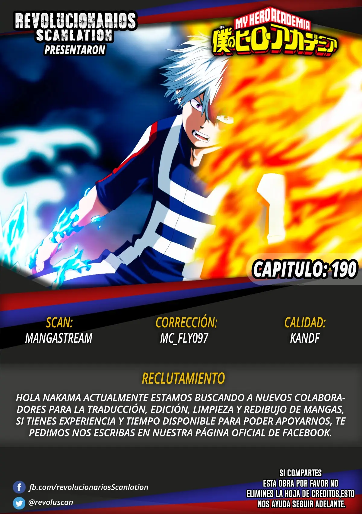 Boku no Hero Academia (2014) - Capítulo 190 - Página 16 - LectorTMOo