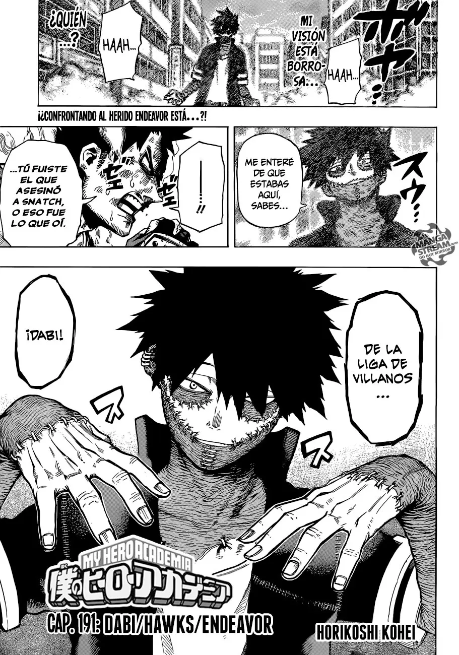 Boku no Hero Academia (2014) - Capítulo 191 - Página 2 - LectorTMOo