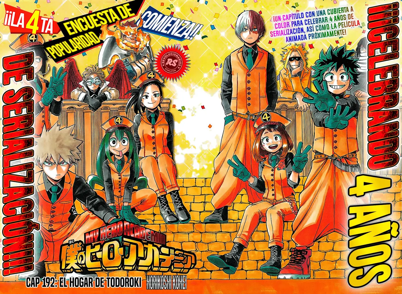 Boku no Hero Academia (2014) - Capítulo 192 - Página 4 - LectorTMOo