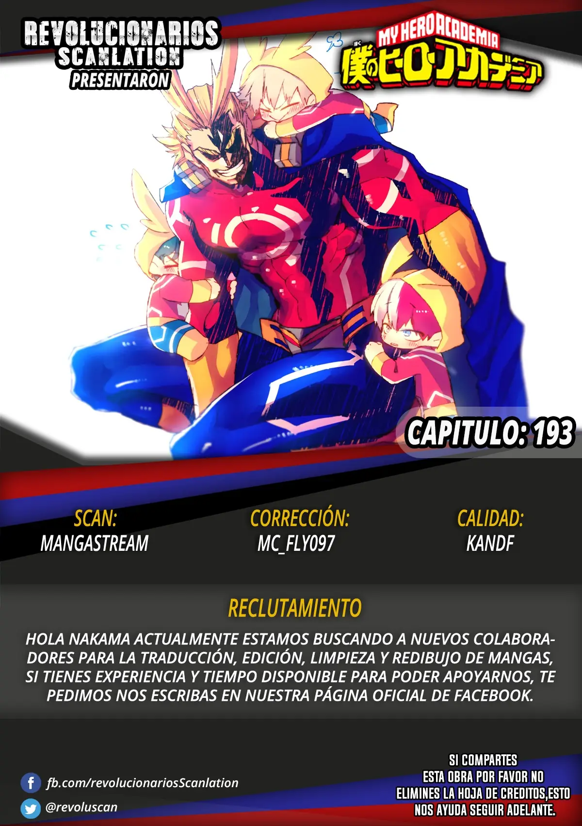 Boku no Hero Academia (2014) - Capítulo 193.1 - Página 17 - LectorTMOo