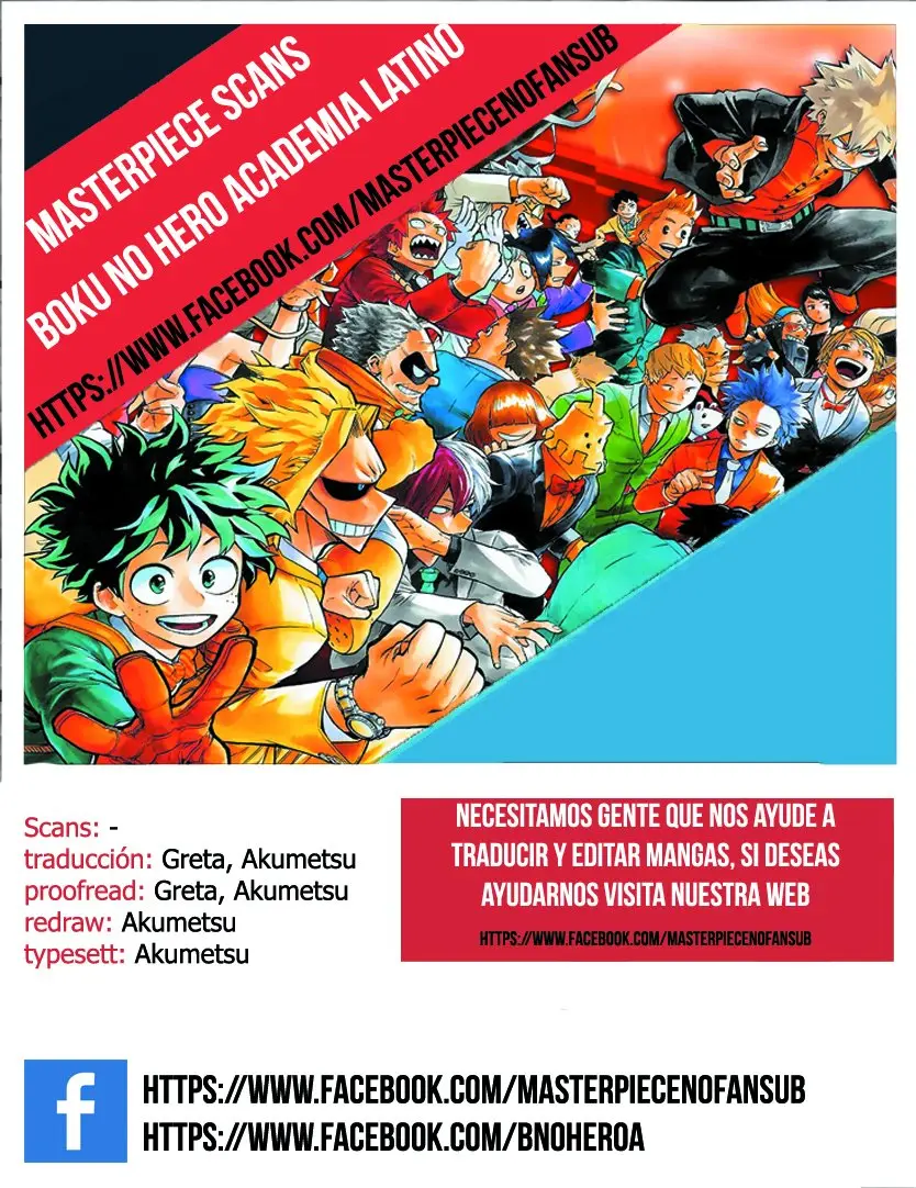 Boku no Hero Academia (2014) - Capítulo 193.5 - Página 1 - LectorTMOo