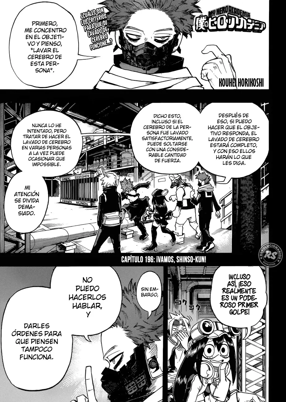 Boku no Hero Academia (2014) - Capítulo 196 - Página 2 - LectorTMOo