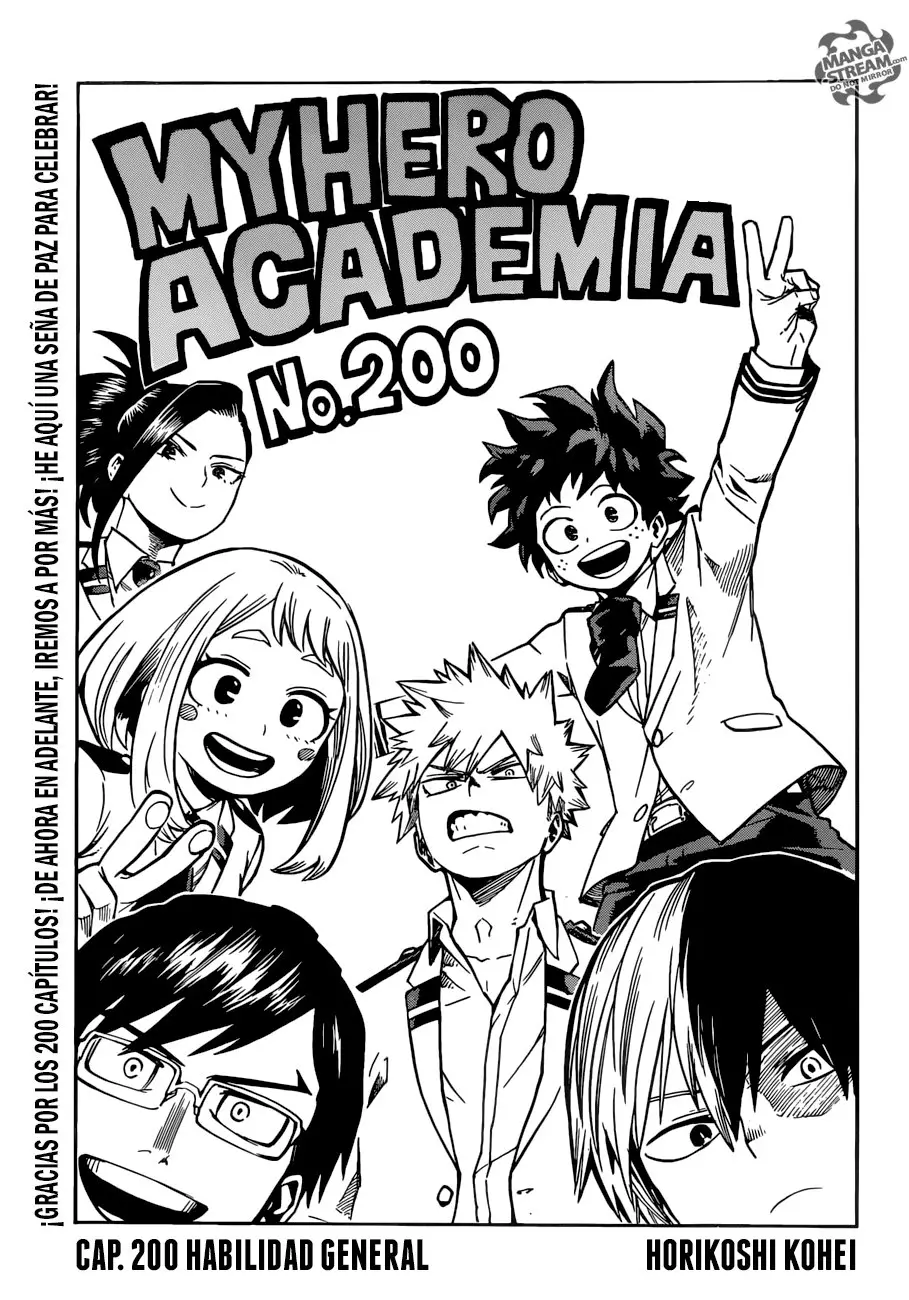 Boku no Hero Academia (2014) - Capítulo 200 - Página 2 - LectorTMOo