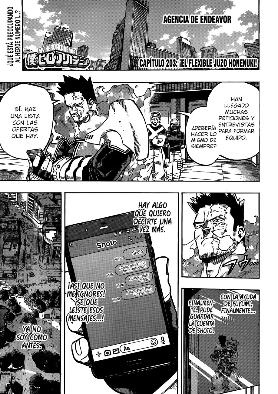 Boku no Hero Academia (2014) - Capítulo 203 - Página 2 - LectorTMOo