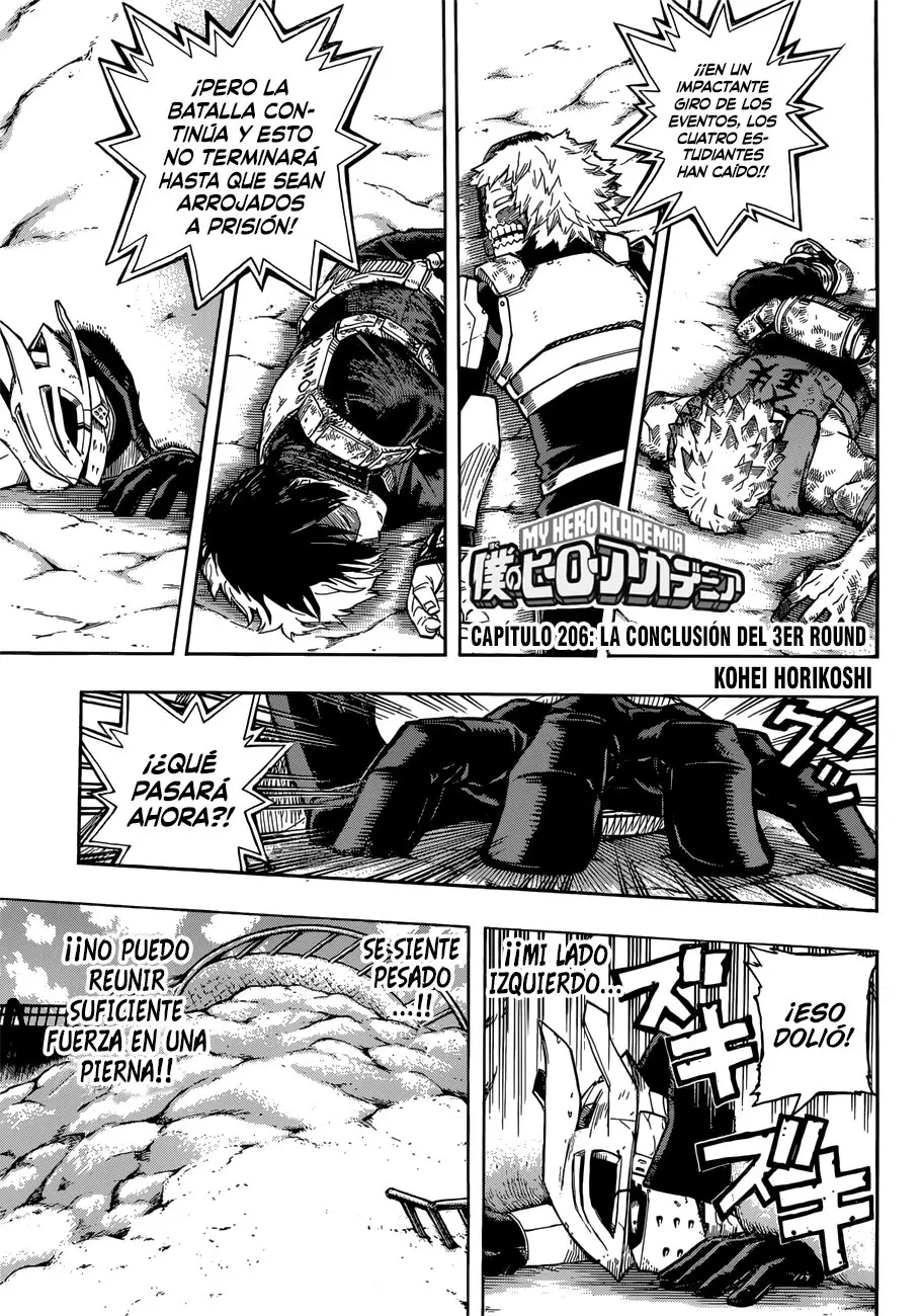 Boku no Hero Academia (2014) - Capítulo 206 - Página 2 - LectorTMOo