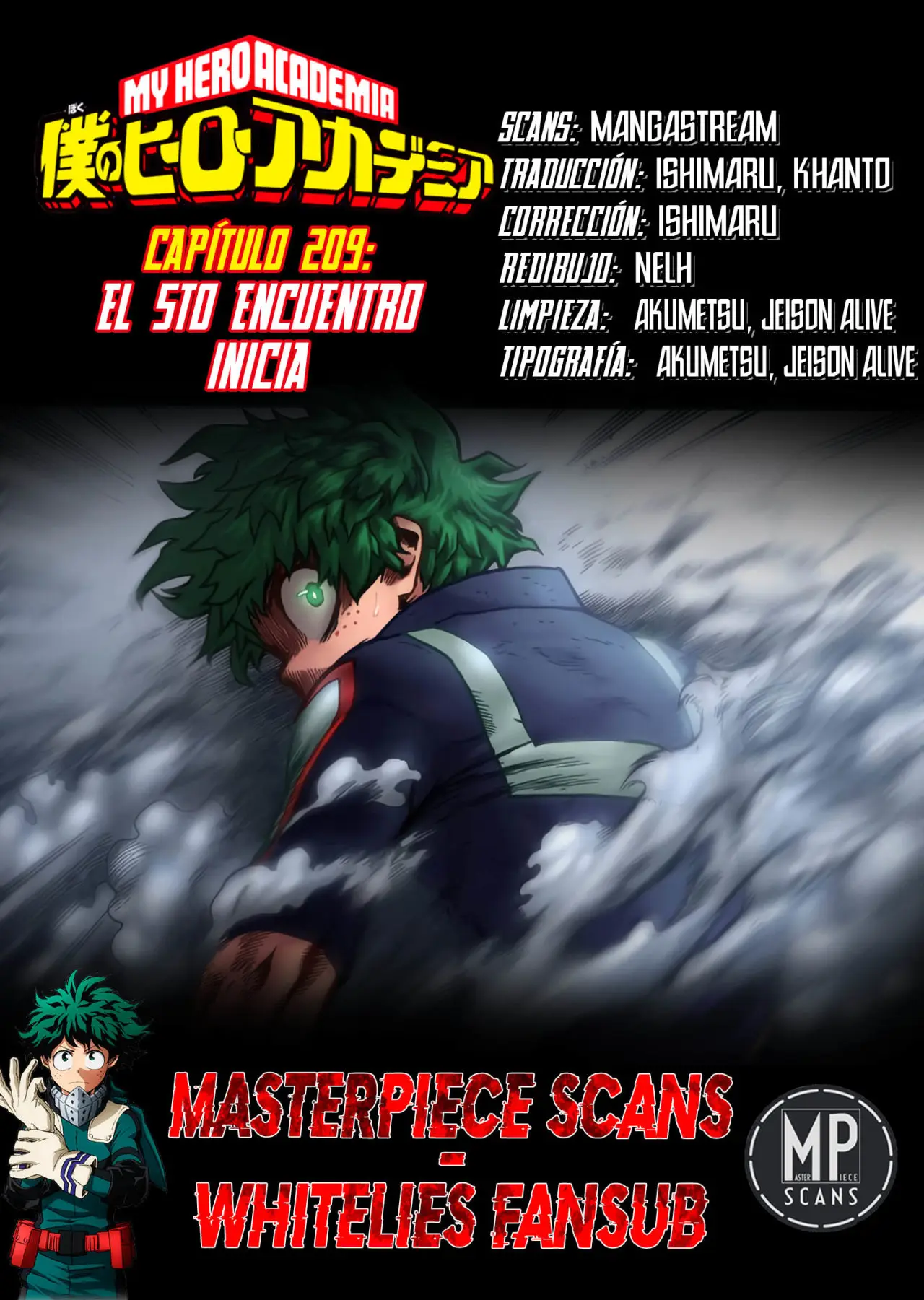 Boku no Hero Academia (2014) - Capítulo 209 - Página 1 - LectorTMOo