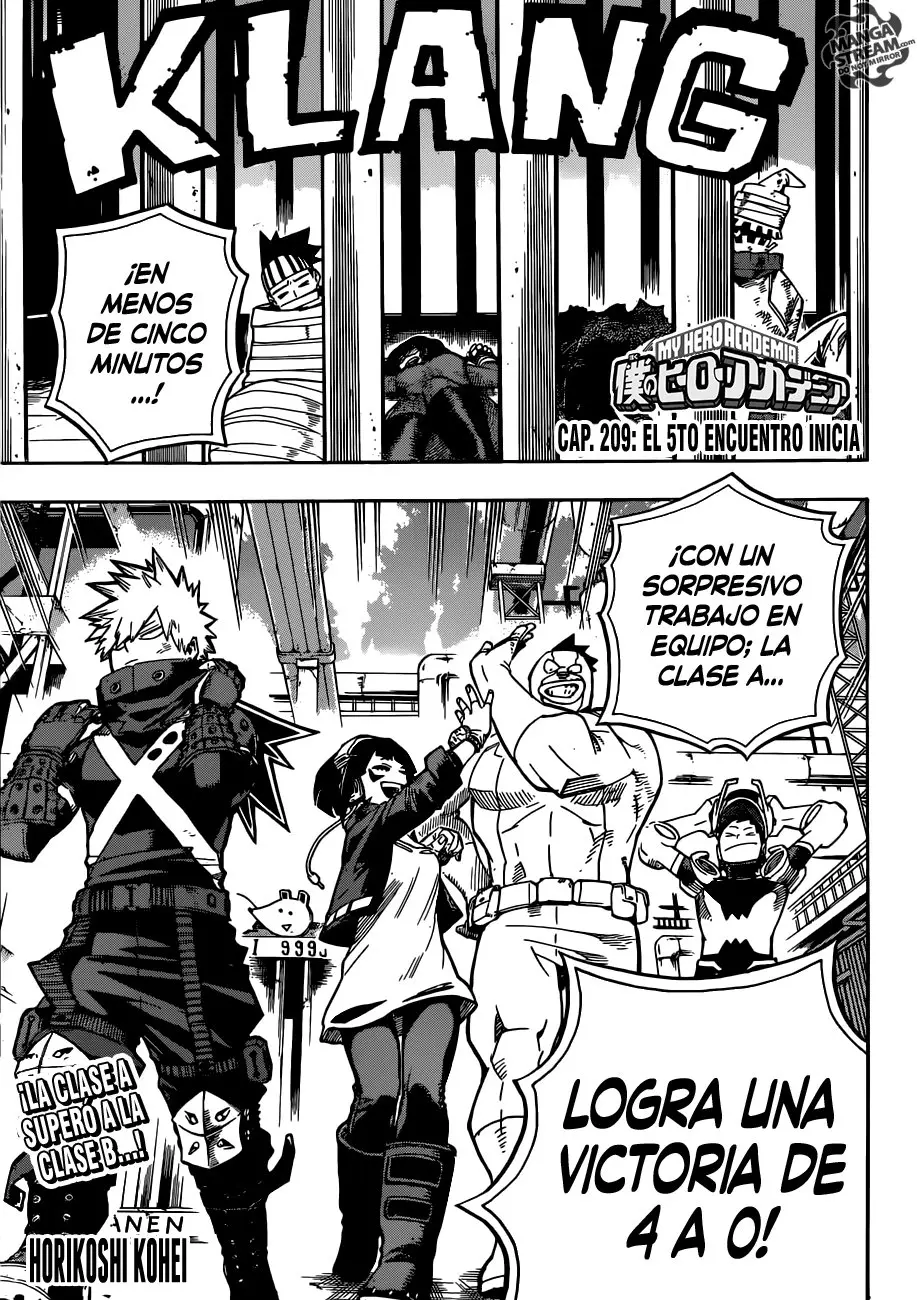 Boku no Hero Academia (2014) - Capítulo 209 - Página 2 - LectorTMOo