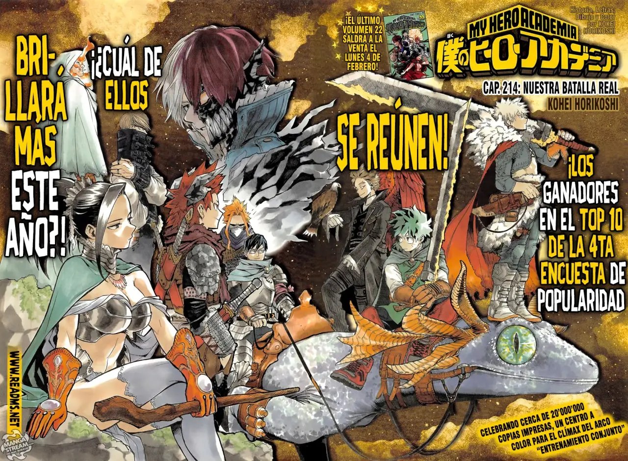 Boku no Hero Academia (2014) - Capítulo 214 - Página 3 - LectorTMOo