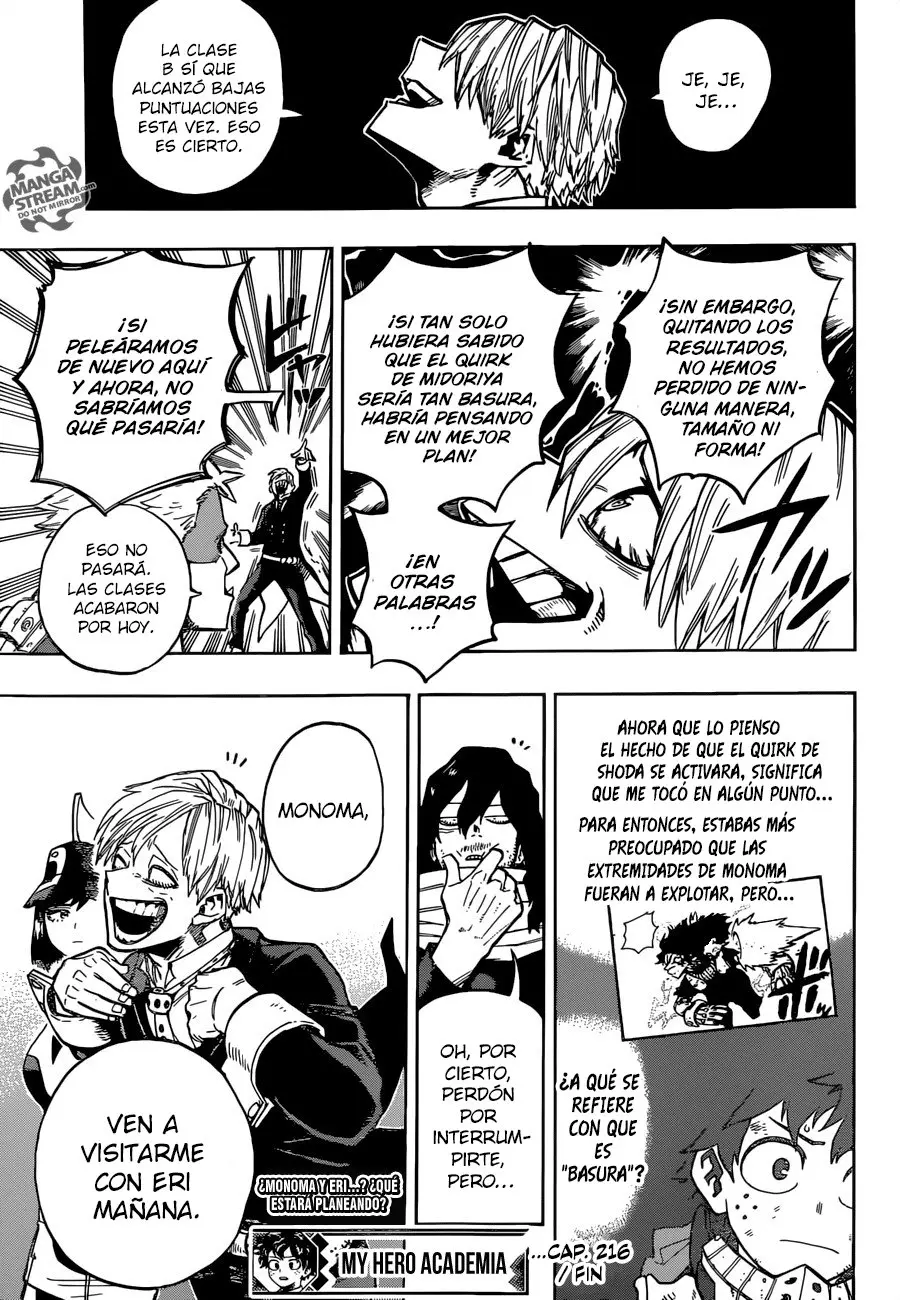 Boku no Hero Academia (2014) - Capítulo 216 - Página 14 - LectorTMOo