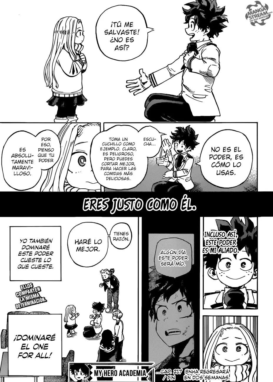Boku no Hero Academia (2014) - Capítulo 217 - Página 14 - LectorTMOo