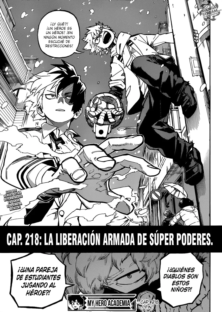 Boku no Hero Academia (2014) - Capítulo 218 - Página 16 - LectorTMOo