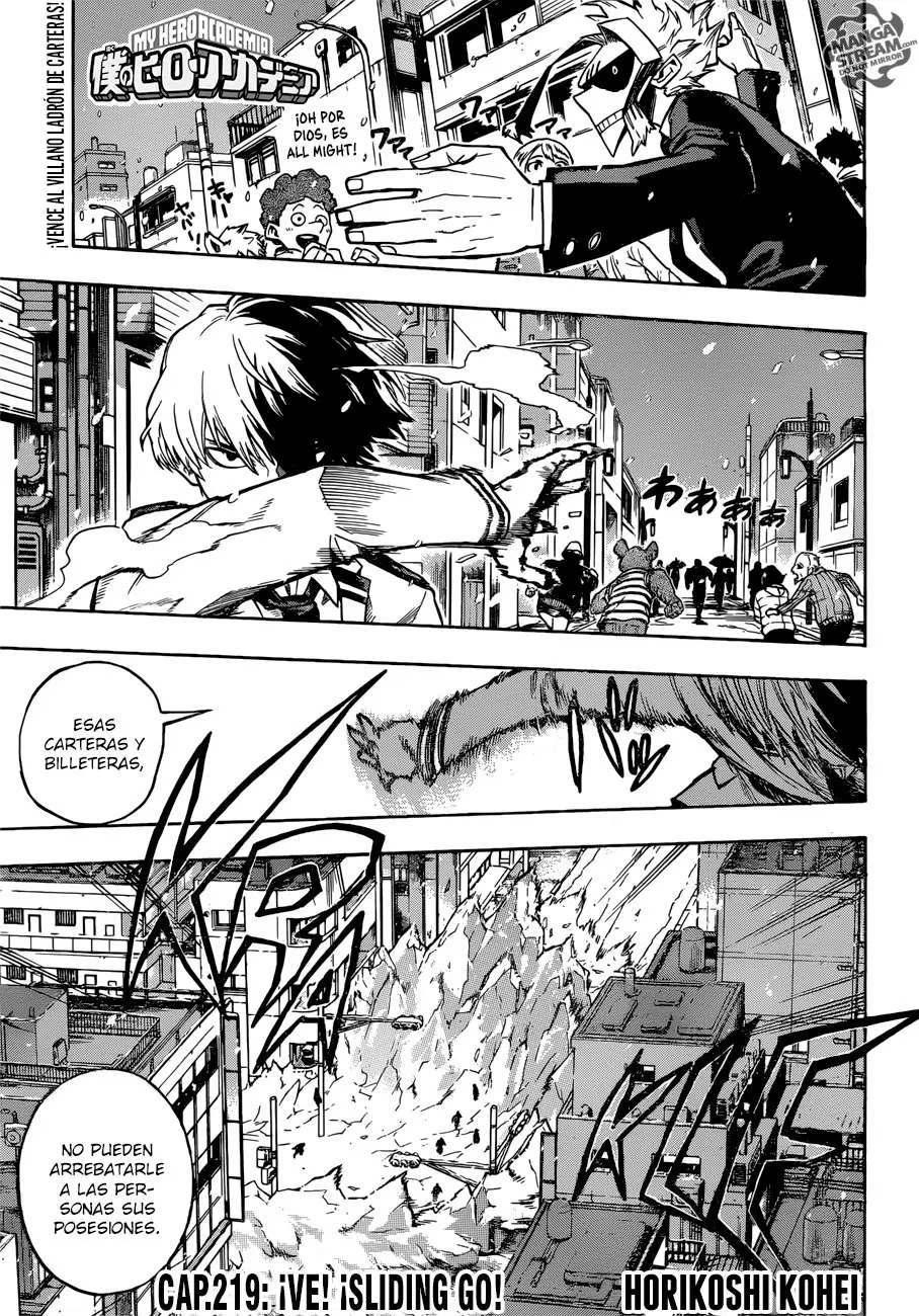 Boku no Hero Academia (2014) - Capítulo 219 - Página 2 - LectorTMOo