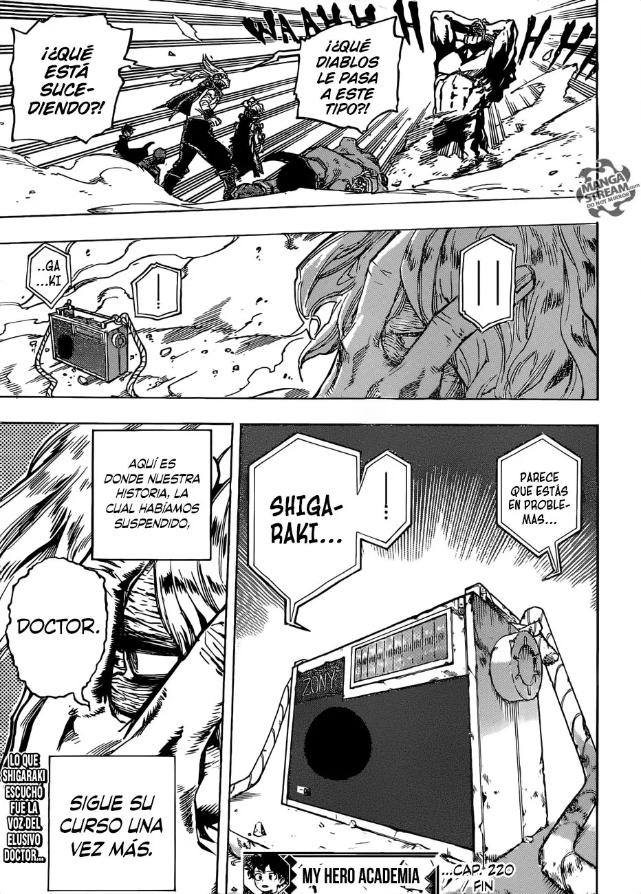 Boku no Hero Academia (2014) - Capítulo 220 - Página 16 - LectorTMOo