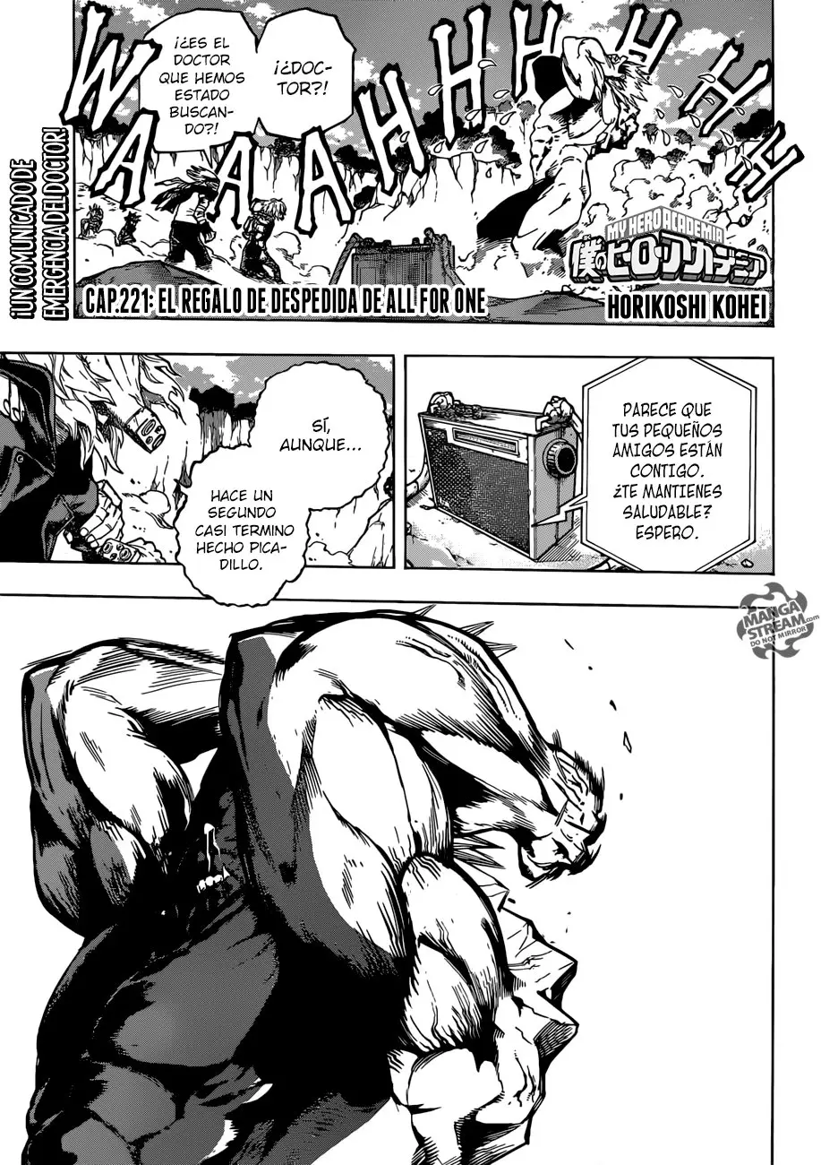 Boku no Hero Academia (2014) - Capítulo 221 - Página 2 - LectorTMOo