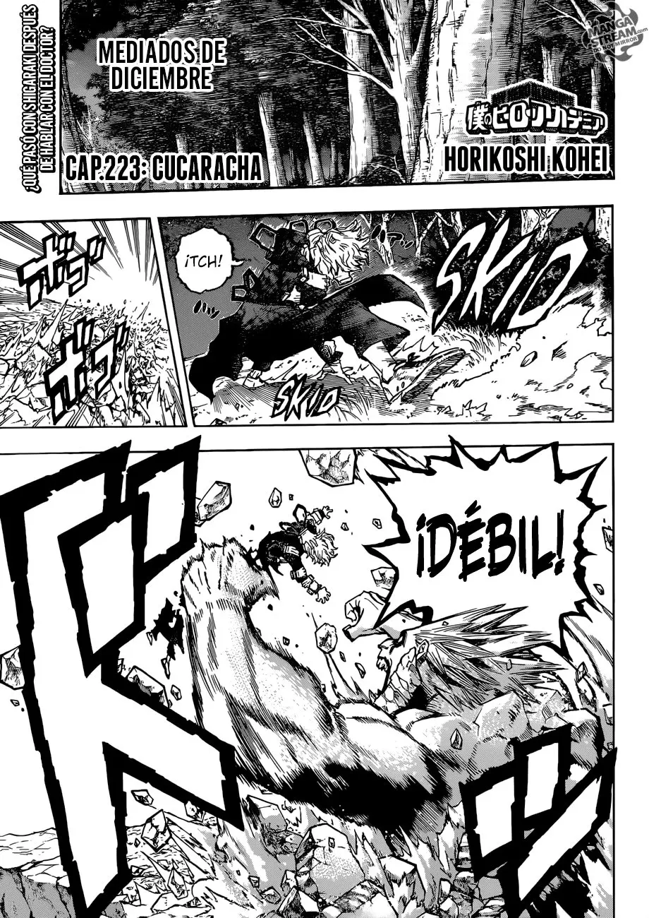 Boku no Hero Academia (2014) - Capítulo 223 - Página 2 - LectorTMOo