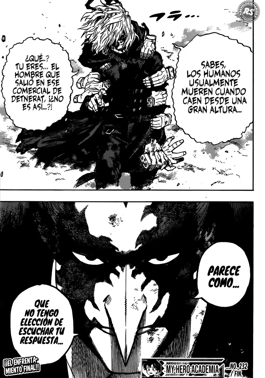 Boku no Hero Academia (2014) - Capítulo 232 - Página 15 - LectorTMOo