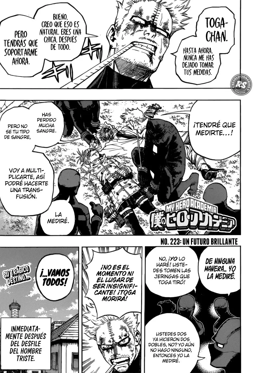 Boku no Hero Academia (2014) - Capítulo 233 - Página 2 - LectorTMOo