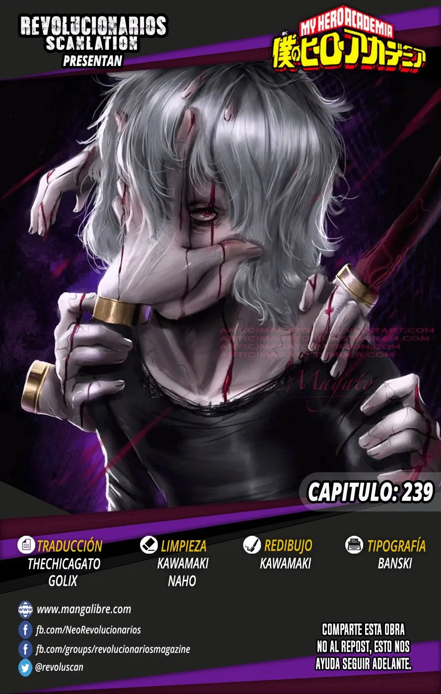 Boku no Hero Academia (2014) - Capítulo 239 - Página 1 - LectorTMOo