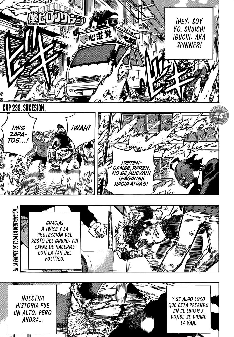 Boku no Hero Academia (2014) - Capítulo 239 - Página 2 - LectorTMOo